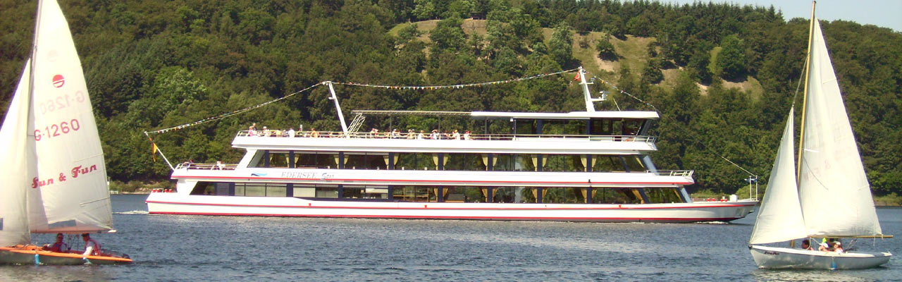 Wassersport auf dem Edersee, Fahrgastschifffahrt